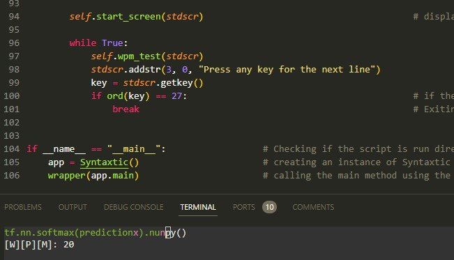 Syntaxtic | Final Project | CS50's Python